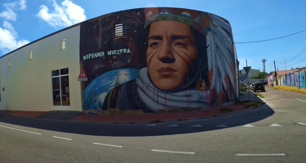 Street Art in San Nicolas (Art 1) - Solo Travel Aruba