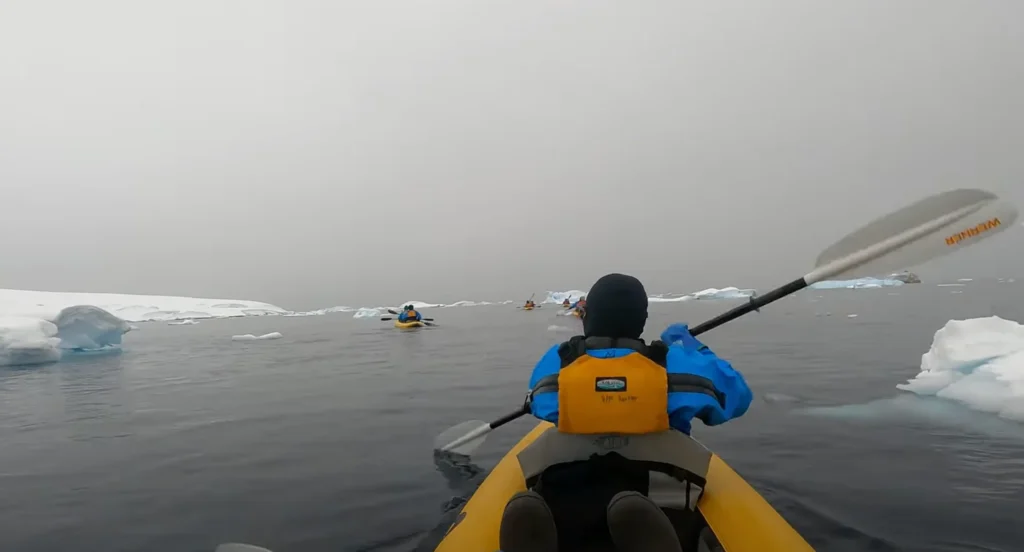 paddleboarding & kayaking in Antarctica